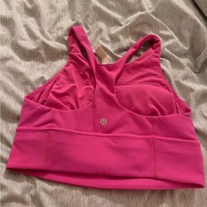 Lululemon neon pink sports bra
